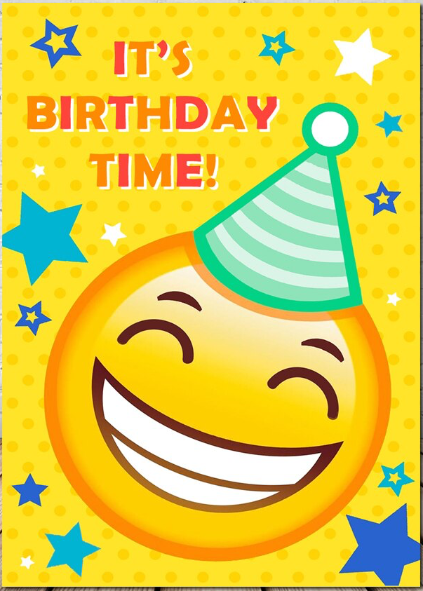 EMOJI LOL SMILEY PERSONALISED BIRTHDAY PARTY BANNER BACKDROP DECORATION