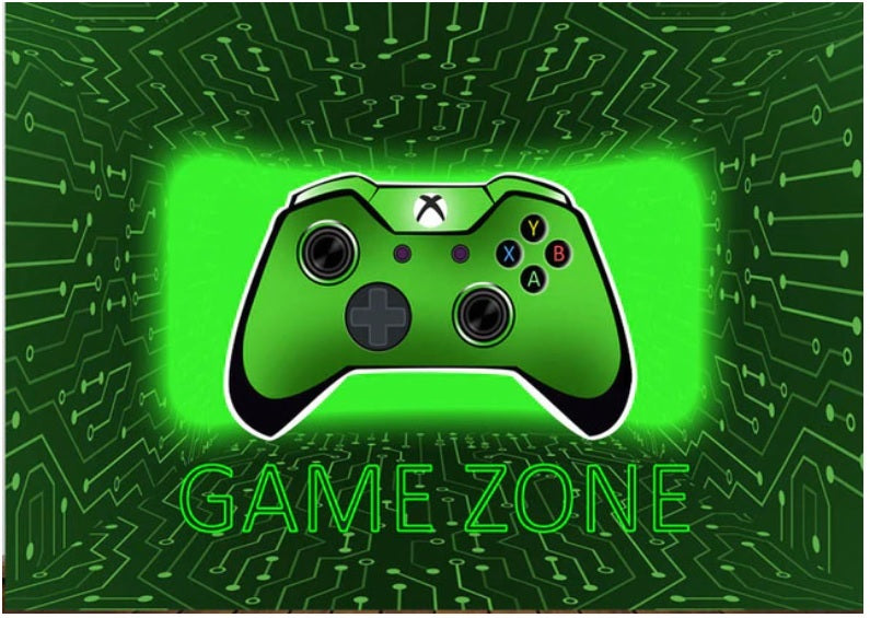GAMING GAME CONSOLE CONTROLLER BIRTHDAY PARTY BANNER BACKDROP DECORATION