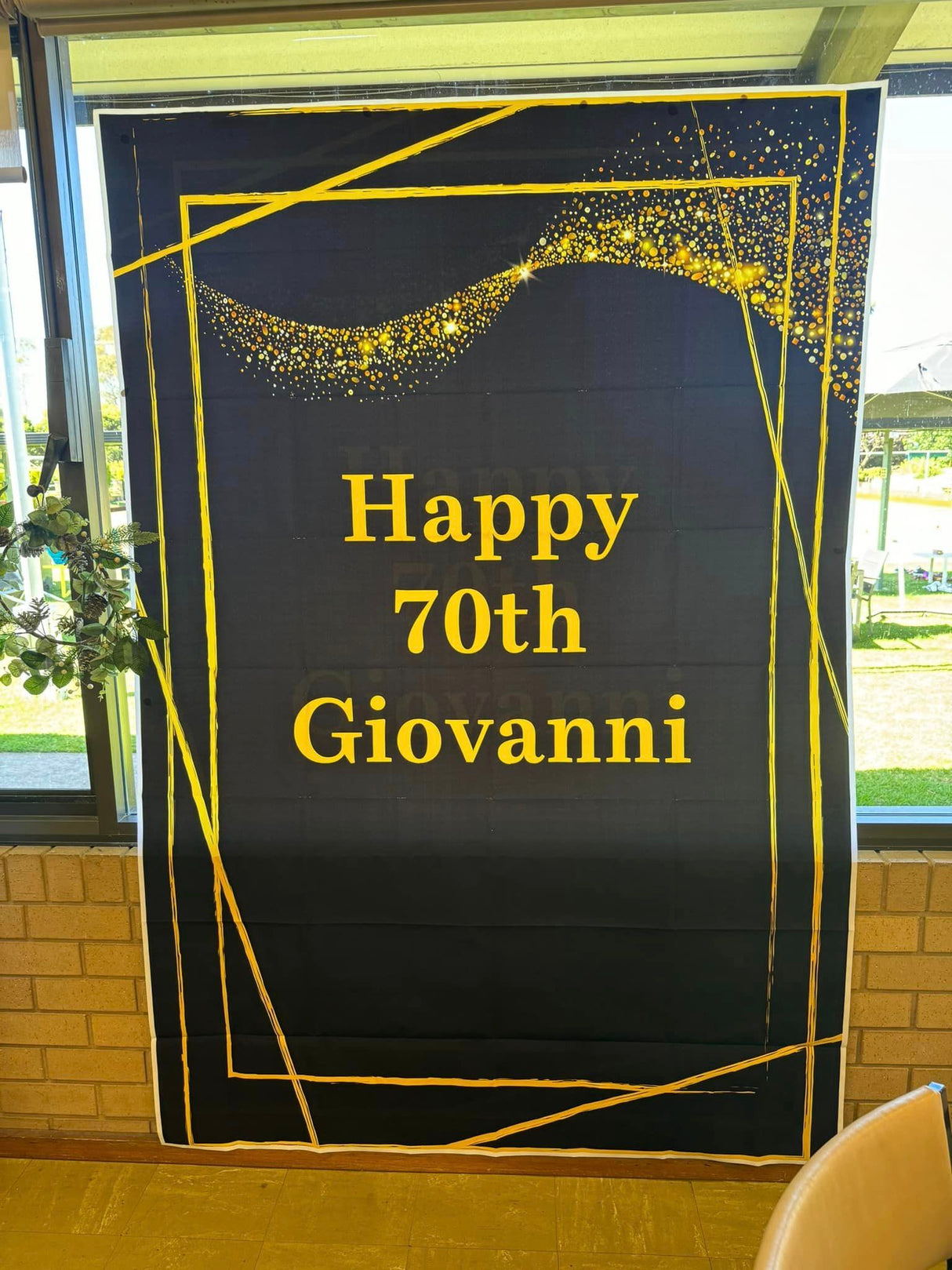 CUSTOM RECTANGLE PERSONALISED BANNER BACKDROP POSTER PARTY OCCASSION BIRTHDAY