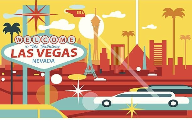 LAS VEGAS CASINO LIMO WELCOME SIGN PERSONALISED BIRTHDAY PARTY BANNER BACKDROP