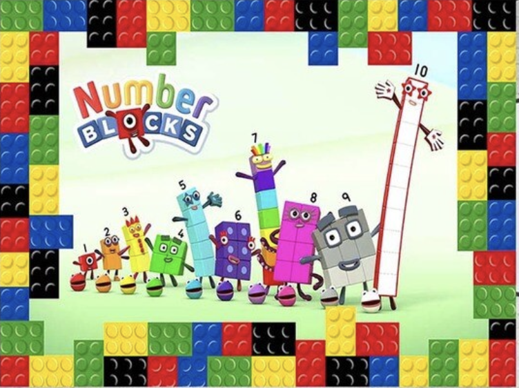 NUMBER BLOCKS CONNECTOR LEARNING BIRTHDAY PARTY BANNER BACKDROP DECORATION
