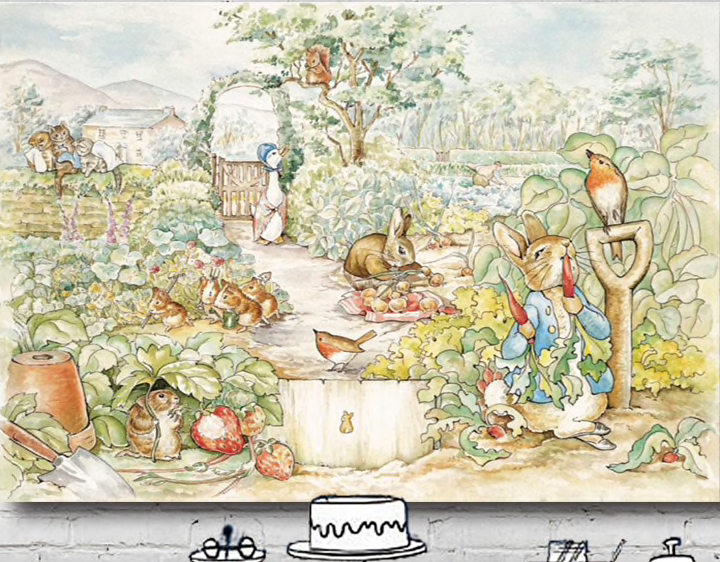 PETER RABBIT BUNNY PERSONALISED BAPTISM BIRTHDAY PARTY BANNER DECORATION