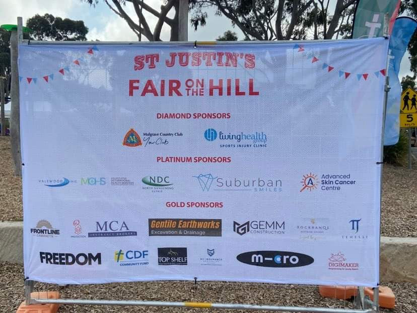 OUTDOOR BANNER MESH POLYESTER WEATHERPROOF CUSTOM BUSINESS MARKET STALL ADS SIGN