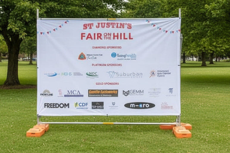 Custom Printed Mesh Banner | Outdoor Weatherproof | Business & Events