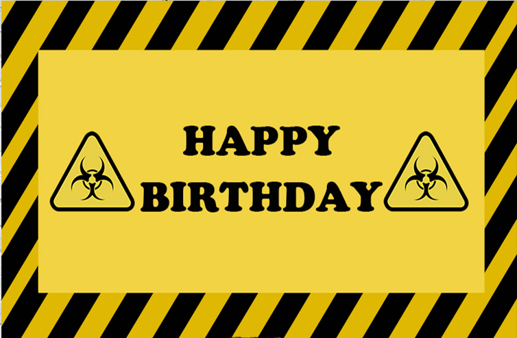 QUARANTINE ISOLATION PERSONALISED BIRTHDAY PARTY BANNER BACKDROP DECORATION