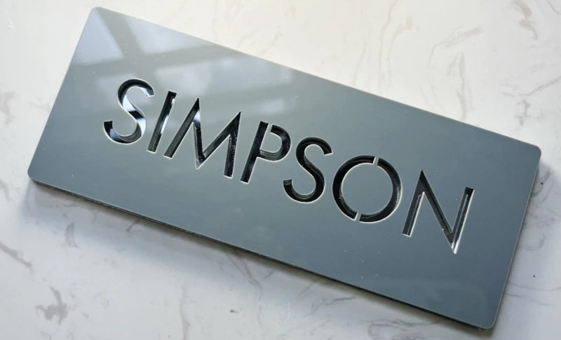 CUSTOM HOUSE SIGN NUMBER STREET SIGN ACRYLIC ADDRESS DOOR APARTMENT LETTERBOX WALL PLAQUE