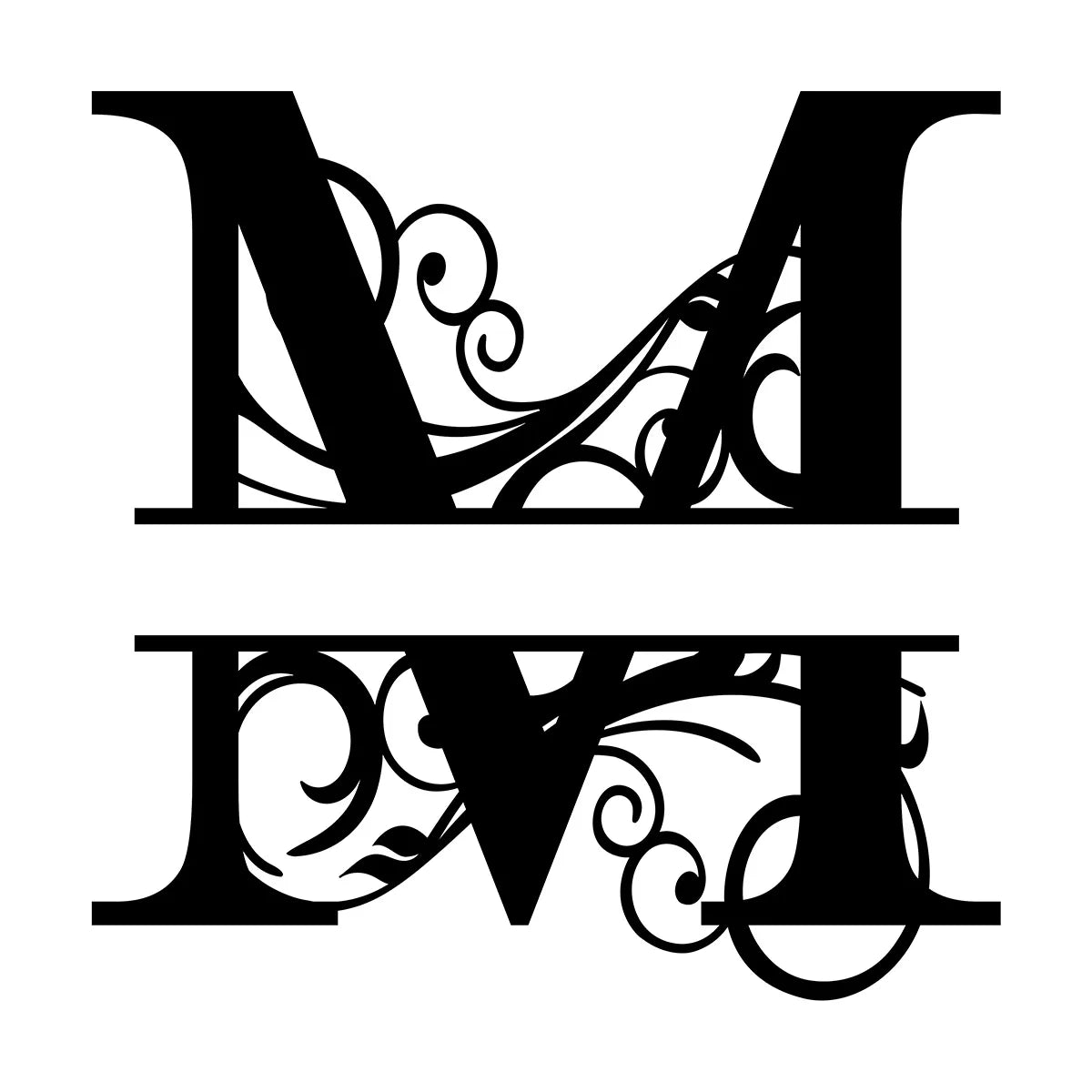 CUSTOM HOUSE SIGN BLACK METAL LETTER NAME MONOGRAME LETTER NAME PLAQUE 30CM