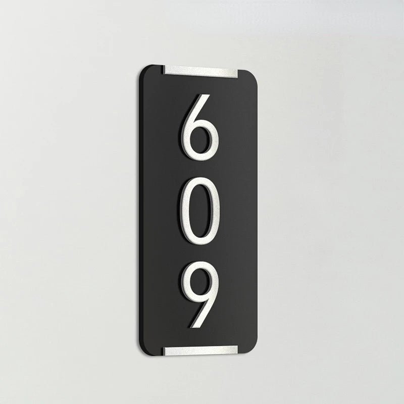 CUSTOM HOUSE SIGN DOOR ADDRESS SIGN 3D ACRYLIC MODERN HOUSE NUMBER PLAQUE STREET SIGN