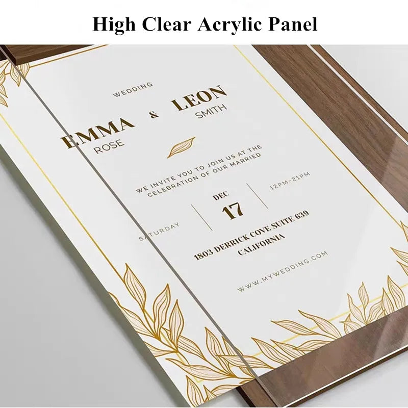 WOODEN ACRYLIC MENU HOLDER ADVERTISING WEDDING FUNCTION DISPLAY STAND A4