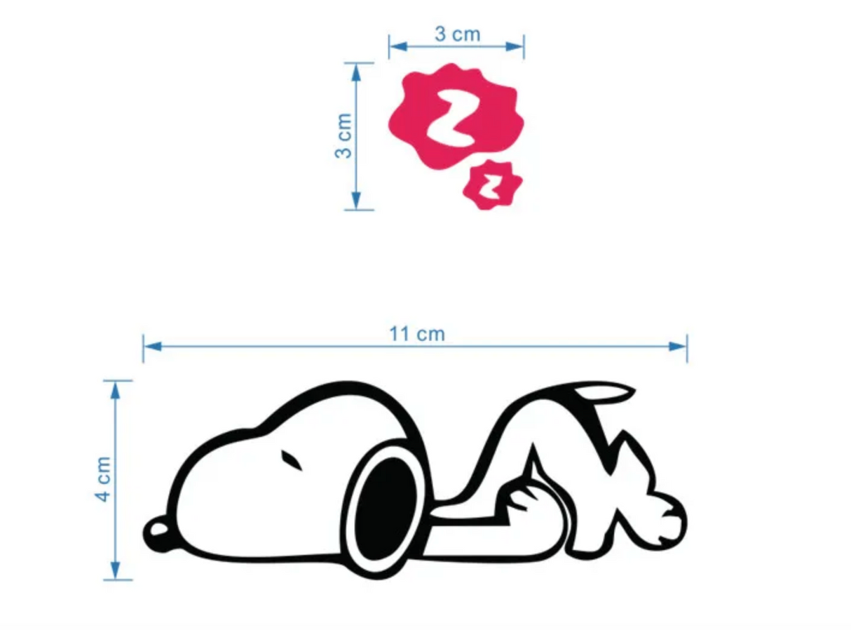 SLEEPING PUPPY DOGS SILHOUETTE WALL SWITCH CUTE ANIMALS 3D MINI WALL STICKER MURAL ART Decal