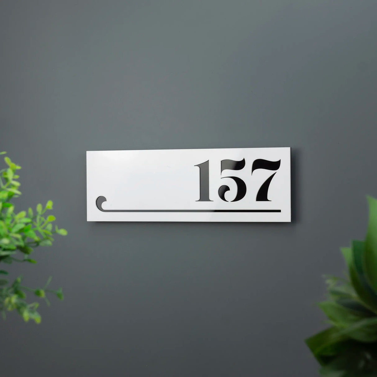 HOUSE SIGN ADDRESS CUSTOM SIGN LASER CUT ACRYLIC MAIL BOX LETTER BOX NUMBER PLAQUE