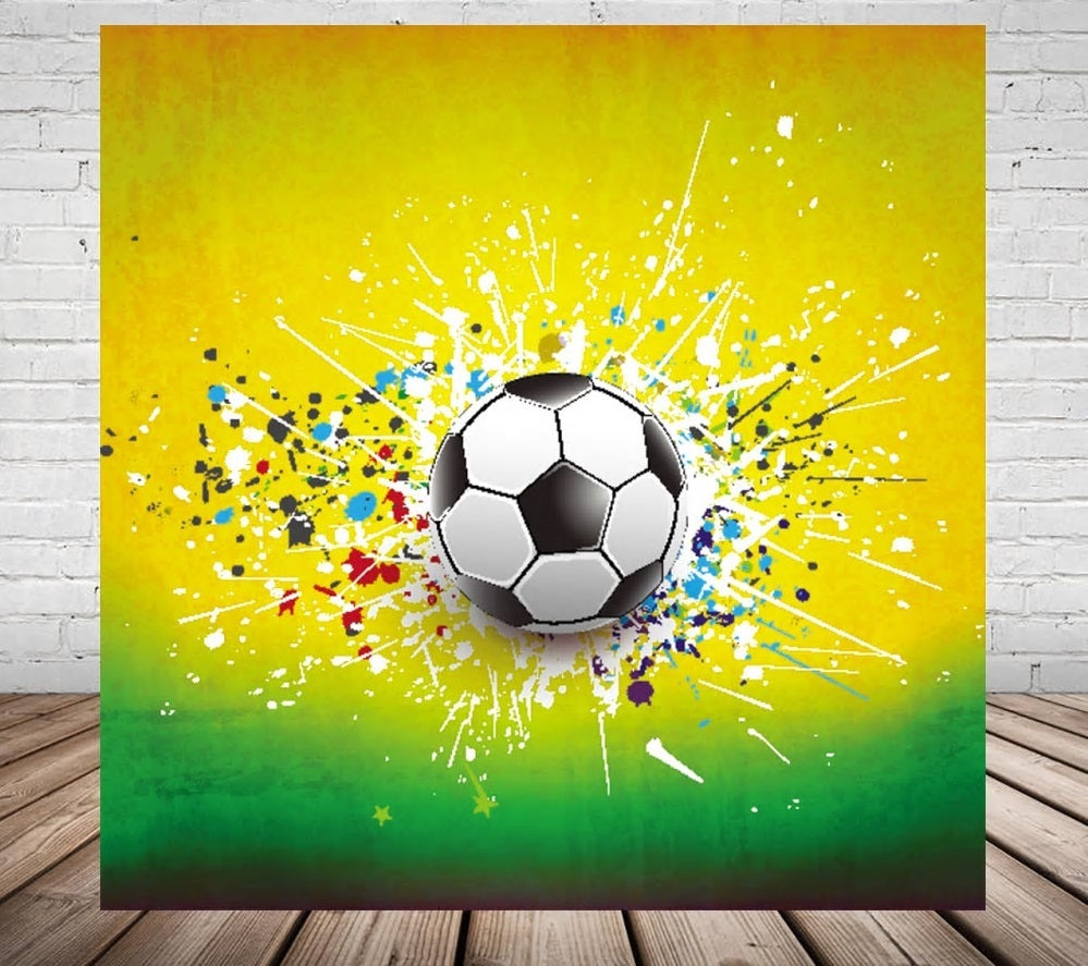 SPORT SOCCER FOOTBALL BIRTHDAY PARTY SUPPLIES BANNER BACKDROP DECORATION