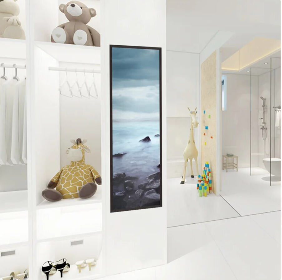 OCEAN SEA SIDE MISTY FOG SKY BEACH ROCKS 3D WALL STICKER MURAL ART Decal