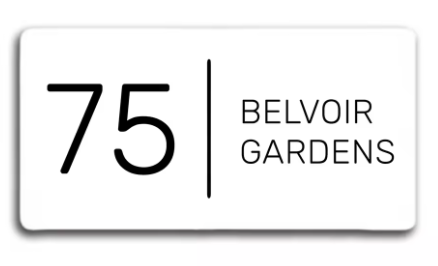 CUSTOM HOUSE SIGN NUMBER STREET SIGN MODERN ACRYLIC ADDRESS DOOR WALL PLAQUE