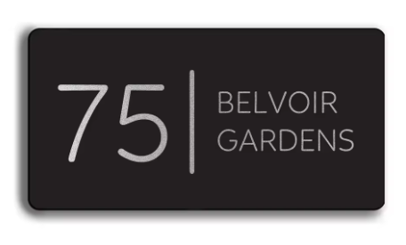 CUSTOM HOUSE SIGN NUMBER STREET SIGN MODERN ACRYLIC ADDRESS DOOR WALL PLAQUE