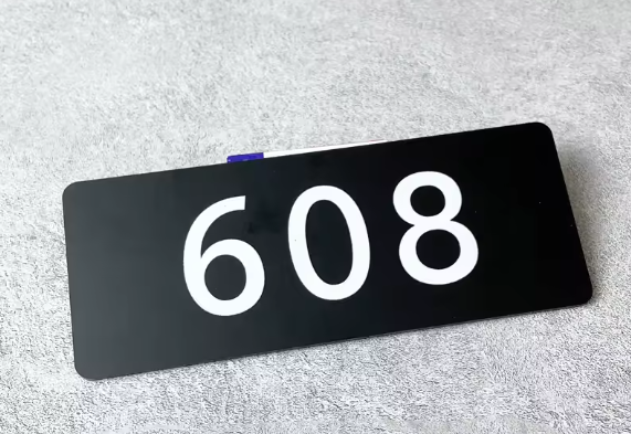 Custom Acrylic House Sign | Personalised Number & Street Address Plaque