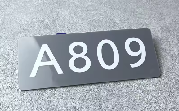 Custom Acrylic House Sign | Personalised Number & Street Address Plaque