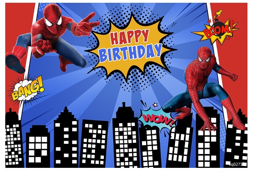 spiderman-web-spider-hero-personalised-birthday-party-supplies-banner