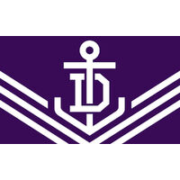 AFL FREMANTLE DOCKERS PERSONALISED BIRTHDAY PARTY SUPPLIES BANNER BACKDROP DECORATION