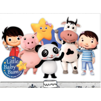 LITTLE BABY BUM NURSERY RHYMES BIRTHDAY PARTY BANNER BACKDROP BACKGROUND