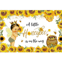BEE HONEY PERSONALISED BABY SHOWER PARTY BANNER BACKDROP BACKGROUND