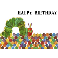THE VERY HUNGRY CATERPILLAR PERSONALISED BIRTHDAY PARTY BANNER BACKDROP BACKGROUND