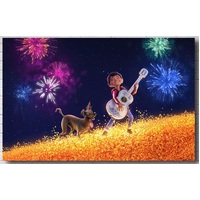 COCO AND THE LAND OF THE DEAD PERSONALISED BIRTHDAY PARTY SUPPLIES BANNER BACKDROP DECORATION