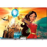 PRINCESS ELENA OF AVALOR PERSONALISED BIRTHDAY PARTY SUPPLIES BANNER BACKDROP DECORATION