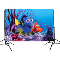 FINDING NEMO DORY PERSONALISED BIRTHDAY PARTY SUPPLIES BANNER BACKDROP DECORATION