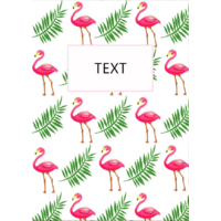 FLAMINGO WHITE PERSONALISED BIRTHDAY PARTY SUPPLIES BANNER BACKDROP DECORATION