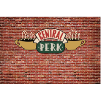 FRIENDS CENTRAL PERK CAFE SHOP COFFEE CUP PERSONALISED BIRTHDAY PARTY SUPPLIES BANNER BACKDROP DECORATION