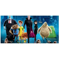 HOTEL TRANSYLVANIA PERSONALISED BIRTHDAY PARTY SUPPLIES BANNER BACKDROP DECORATION