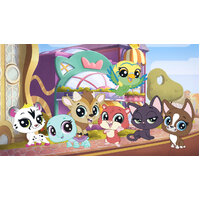 LITTLEST PET SHOP ANIMALS PERSONALISED BIRTHDAY PARTY BANNER BACKDROP BACKGROUND