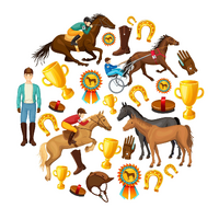 MELBOURNE CUP HORSE RACING JOCKEYS TROPHY PARTY SUPPLIES ROUND BIRTHDAY PERSONALISED BANNER BACKDROP DECORATION