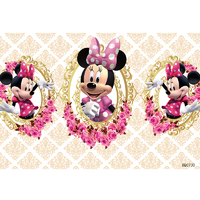 MINNIE MOUSE PINK BIRTHDAY PERSONALISED BIRTHDAY PARTY SUPPLIES BANNER BACKDROP DECORATION