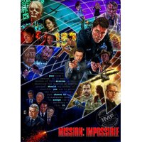 MISSION IMPOSSIBLE MOVIE PERSONALISED BIRTHDAY PARTY SUPPLIES BANNER BACKDROP DECORATION