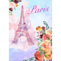 FRENCH PARIS PERSONALISED BIRTHDAY PARTY SUPPLIES BANNER BACKDROP DECORATION