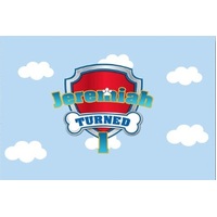 PAW PATROL SKY BADGE PERSONALISED BIRTHDAY PARTY SUPPLIES BANNER BACKDROP DECORATION