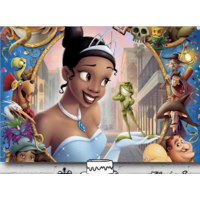 PRINCESS AND THE FROG TIANA PERSONALISED BIRTHDAY PARTY SUPPLIES BANNER BACKDROP DECORATION
