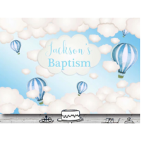 BAPTISM CHRISTENING COMMUNION RELIGIOUS PERSONALISED PARTY BANNER BACKDROP