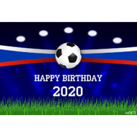SOCCER FOOTBALL PERSONALISED BIRTHDAY PARTY BANNER BACKDROP BACKGROUND