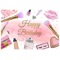 SPA SALON PAMPER PERSONALISED BIRTHDAY PARTY BANNER BACKDROP BACKGROUND