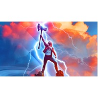 THOR GOD OF THUNDER PERSONALISED BIRTHDAY PARTY SUPPLIES BANNER BACKDROP DECORATION