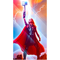 THOR EX GIRLFRIEND JANE FOSTER PERSONALISED BIRTHDAY PARTY SUPPLIES BANNER BACKDROP DECORATION