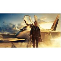 TOP GUN MAVERICK FIGHTER JET PERSONALISED BIRTHDAY PARTY BANNER BACKDROP BACKGROUND