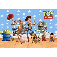 TOY STORY CHARACTERS PERSONALISED BIRTHDAY PARTY SUPPLIES BANNER BACKDROP DECORATION