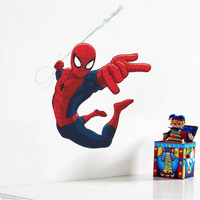 MARVEL'S THE AMAZING SPIDERMAN SUPERHEROES 3D WALL STICKER DECORATION MURAL ART DECAL