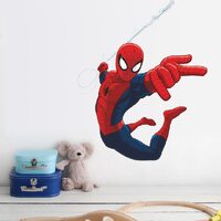 SPIDERMAN FLYING MARVEL 3D WALL STICKER DECORATION MURAL ART DECAL
