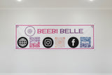 Custom Mesh Banner QR Code Printing Weatherproof Free Design All Sizes