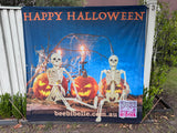 Custom Mesh Banner QR Code Printing Weatherproof Free Design All Sizes